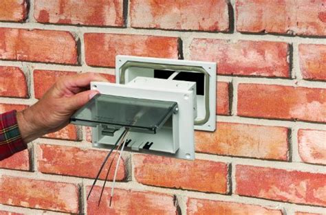 brick electrical box|low profile electrical boxes.